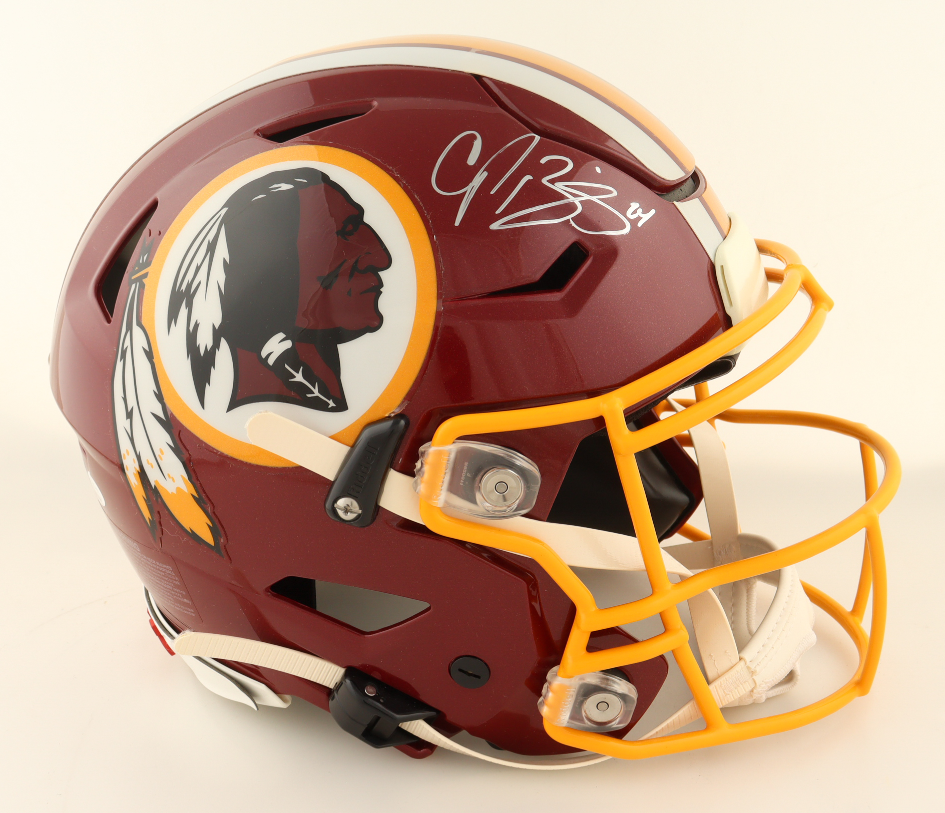 Champ Bailey Signed Redskins Full-Size Authentic On-Field Alternate Speed-Flex Helmet (JSA) at PristineAuction.com Champ Bailey Signed Redskins Full-Size Authentic On-Field Alternate Speed-Flex Helmet (JSA) at PristineAuction.com