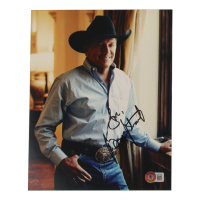 George Strait Signed 8x10 Photo Inscribed "Love" (Beckett) at PristineAuction.com
