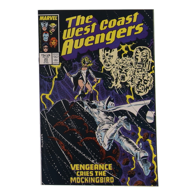 1987 "The West Coast Avengers" Issue #23 Marvel Comic Book at PristineAuction.com 1987 "The West Coast Avengers" Issue #23 Marvel Comic Book at PristineAuction.com