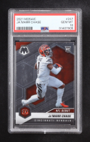 Ja'Marr Chase 2021 Panini Mosaic #247 RC (PSA 10) at PristineAuction.com