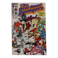 1988 "The West Coast Avengers" Issue #28 Marvel Comic Book at PristineAuction.com
