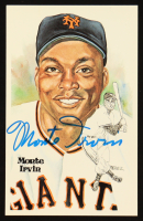Monte Irvin Signed 1981 Perez-Steele #137 Postcard #8209/10000 (Beckett) at PristineAuction.com