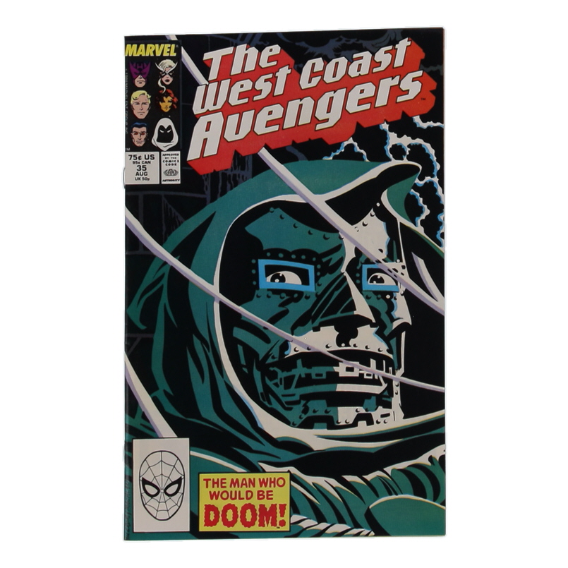 1988 "The West Coast Avengers" Issue #35 Marvel Comic Book at PristineAuction.com 1988 "The West Coast Avengers" Issue #35 Marvel Comic Book at PristineAuction.com
