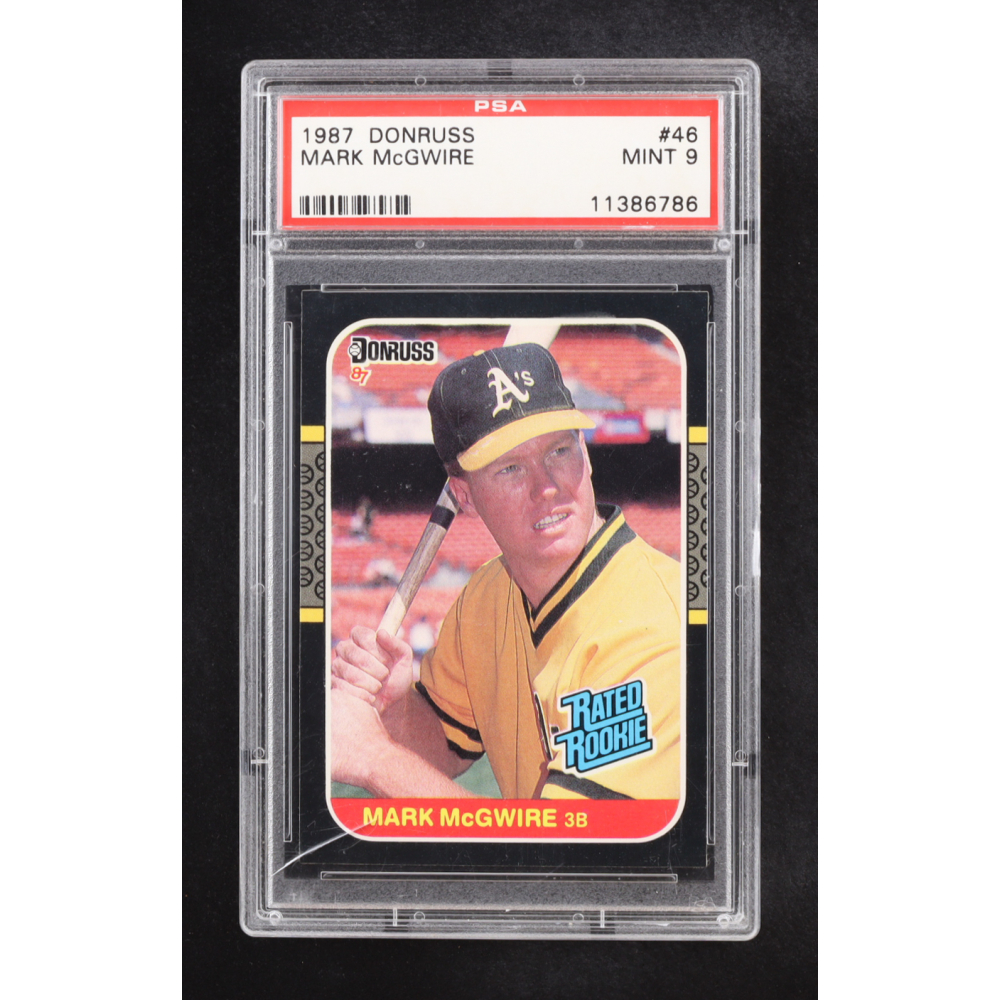 Mark McGwire 1987 Donruss #46 RR (PSA 9) at PristineAuction.com Mark McGwire 1987 Donruss #46 RR (PSA 9) at PristineAuction.com