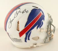 Thurman Thomas Signed Bills Full-Size Authentic On-Field Speed Helmet Inscribed "HOF 07" (Beckett) at PristineAuction.com