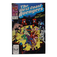 1989 "The West Coast Avengers" Issue #40 Marvel Comic Book at PristineAuction.com