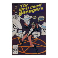 1989 "The West Coast Avengers" Issue #41 Marvel Comic Book at PristineAuction.com