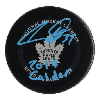 Auston Matthews Signed Maple Leafs Logo Hockey Puck (Fanatics) at PristineAuction.com Auston Matthews Signed Maple Leafs Logo Hockey Puck (Fanatics) at PristineAuction.com