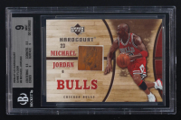 Michael Jordan 2006-07 UD Hardcourt Game Floor #9 (BGS 9) at PristineAuction.com