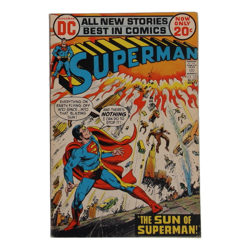 1972 "Superman" Issue #255 DC Comic Book at PristineAuction.com 1972 "Superman" Issue #255 DC Comic Book at PristineAuction.com