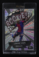 Lamine Yamal 2024 Wild Card Alumination Comix Silver Mojo #ACBLRLY03 #2/4 RC at PristineAuction.com