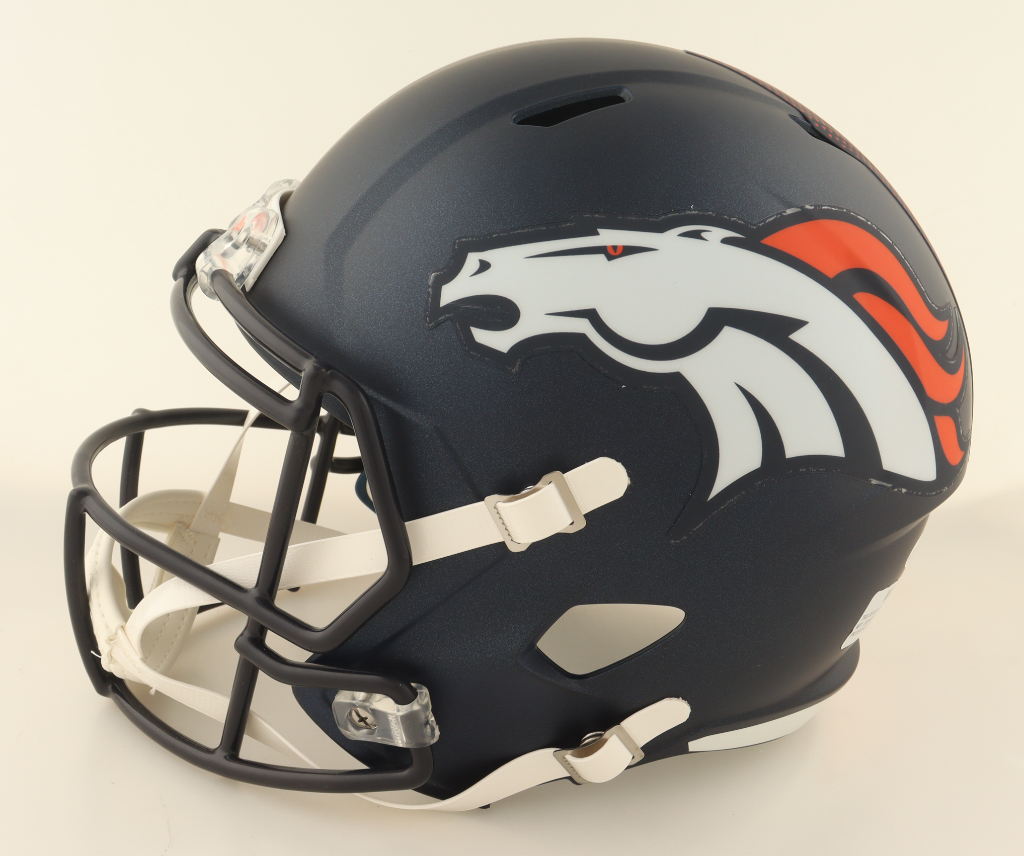 RJ Harvey Signed Broncos Full-Size Speed Helmet (JSA) at PristineAuction.com RJ Harvey Signed Broncos Full-Size Speed Helmet (JSA) at PristineAuction.com