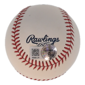 Greg Maddux Signed OML Hall OF Fame Logo Baseball Inscribed "HOF 14" (Beckett) at PristineAuction.com Greg Maddux Signed OML Hall OF Fame Logo Baseball Inscribed "HOF 14" (Beckett) at PristineAuction.com