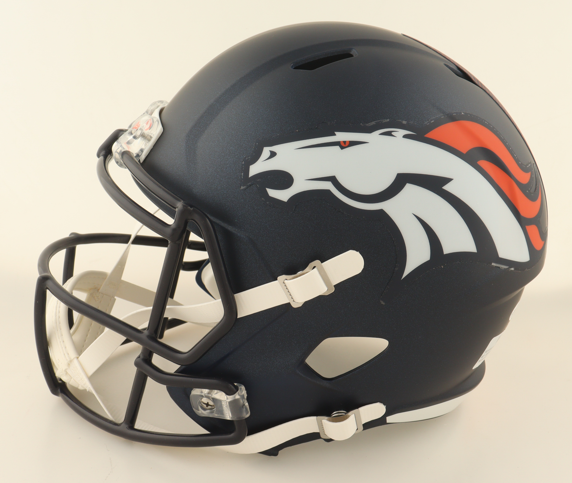 RJ Harvey Signed Broncos Full-Size Speed Helmet (JSA) at PristineAuction.com RJ Harvey Signed Broncos Full-Size Speed Helmet (JSA) at PristineAuction.com