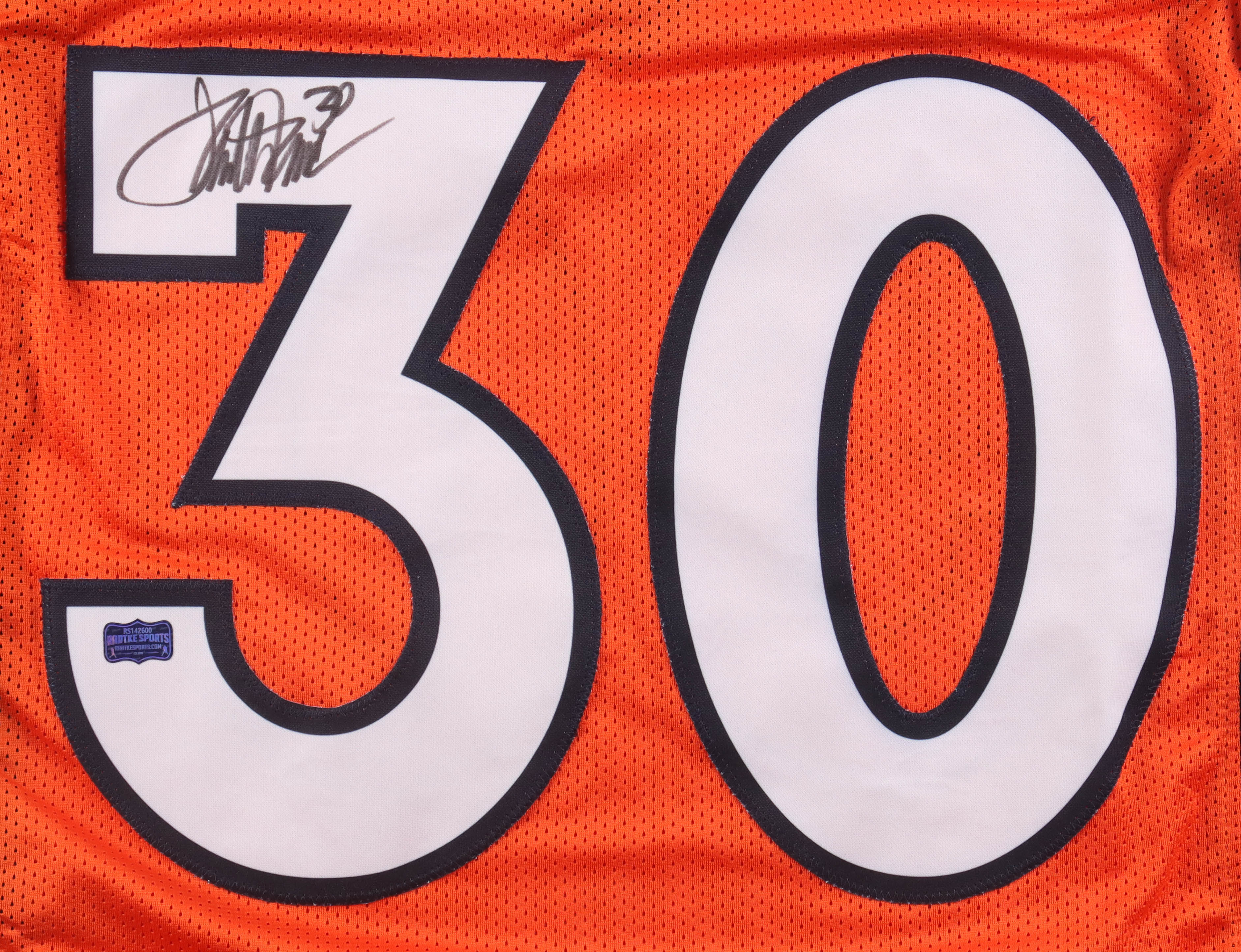 Terrell Davis Signed Jersey (Radtke) at PristineAuction.com Terrell Davis Signed Jersey (Radtke) at PristineAuction.com
