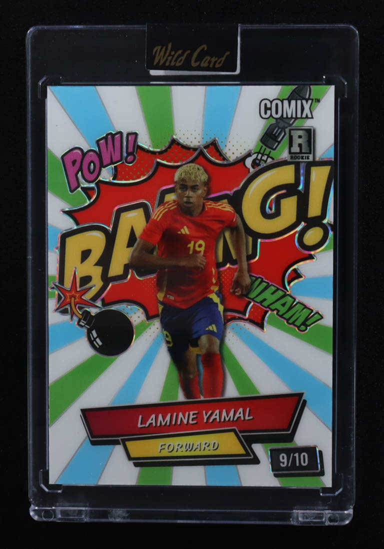 Lamine Yamal 2024 Wild Card Comix Lamine Yamal #ACBGLY01 #9/10 RC at PristineAuction.com Lamine Yamal 2024 Wild Card Comix Lamine Yamal #ACBGLY01 #9/10 RC at PristineAuction.com