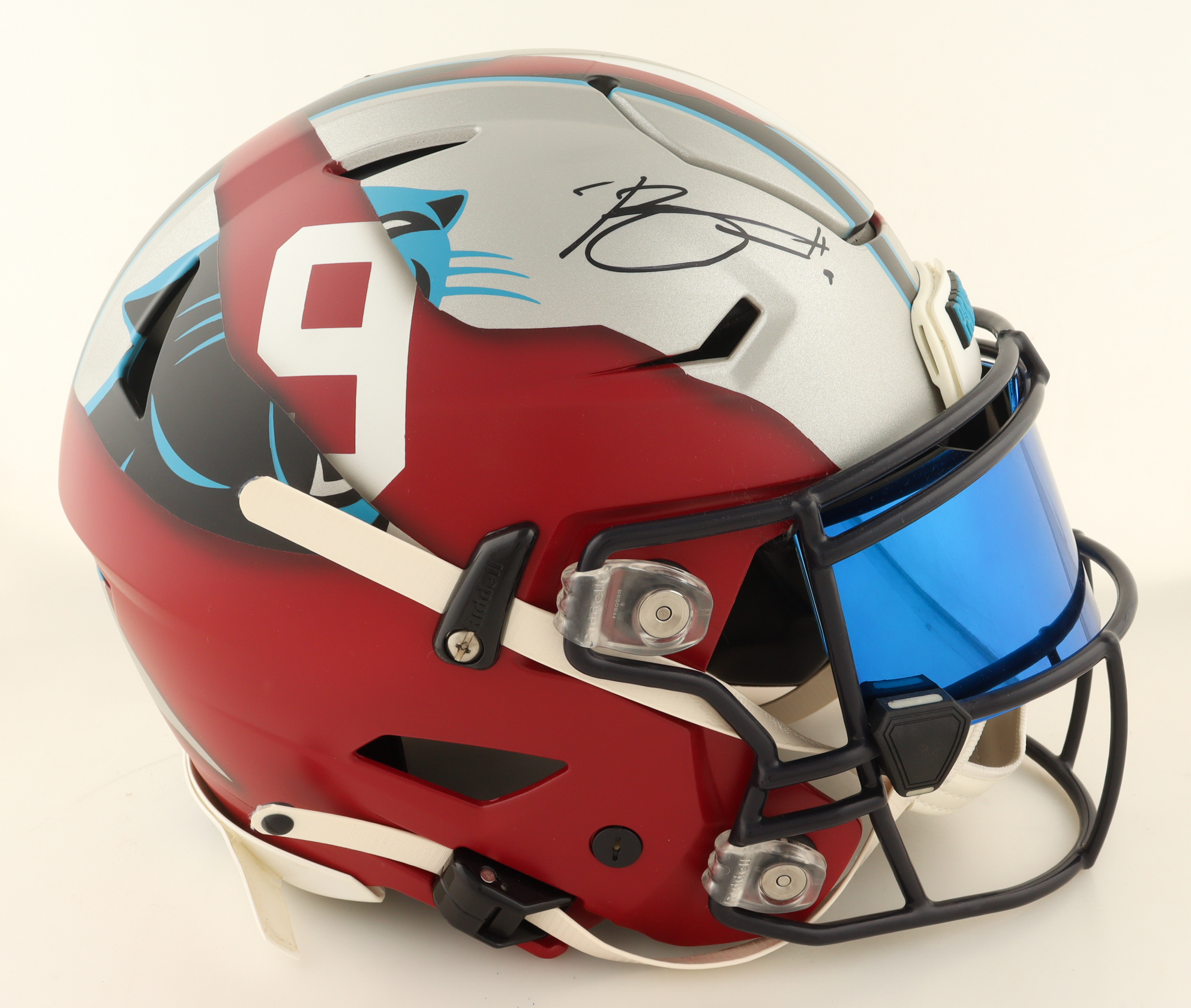 Bryce Young Signed Panthers / Crimson Tide Full-Size Speed-Flex Authentic Helmet With Visor (Fanatics) at PristineAuction.com Bryce Young Signed Panthers / Crimson Tide Full-Size Speed-Flex Authentic Helmet With Visor (Fanatics) at PristineAuction.com