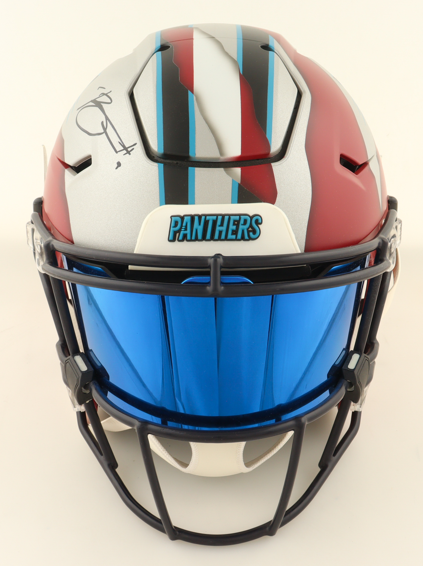Bryce Young Signed Panthers / Crimson Tide Full-Size Speed-Flex Authentic Helmet With Visor (Fanatics) at PristineAuction.com Bryce Young Signed Panthers / Crimson Tide Full-Size Speed-Flex Authentic Helmet With Visor (Fanatics) at PristineAuction.com