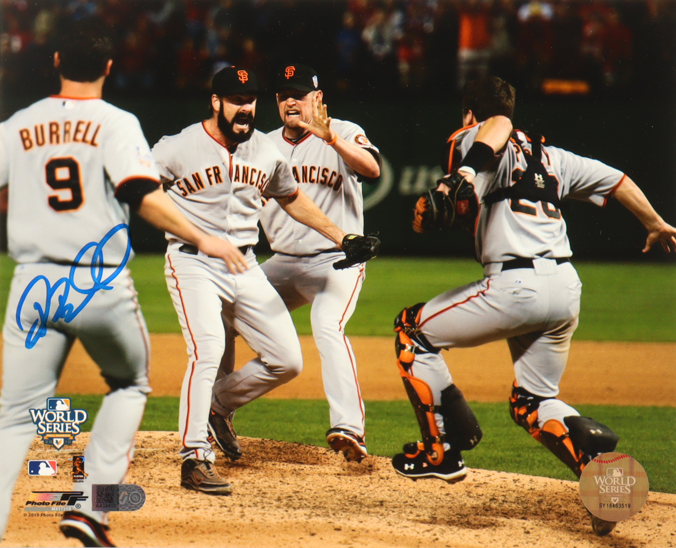 Pat Burrell Signed Giants 8x10 Photo (AIV) at PristineAuction.com Pat Burrell Signed Giants 8x10 Photo (AIV) at PristineAuction.com