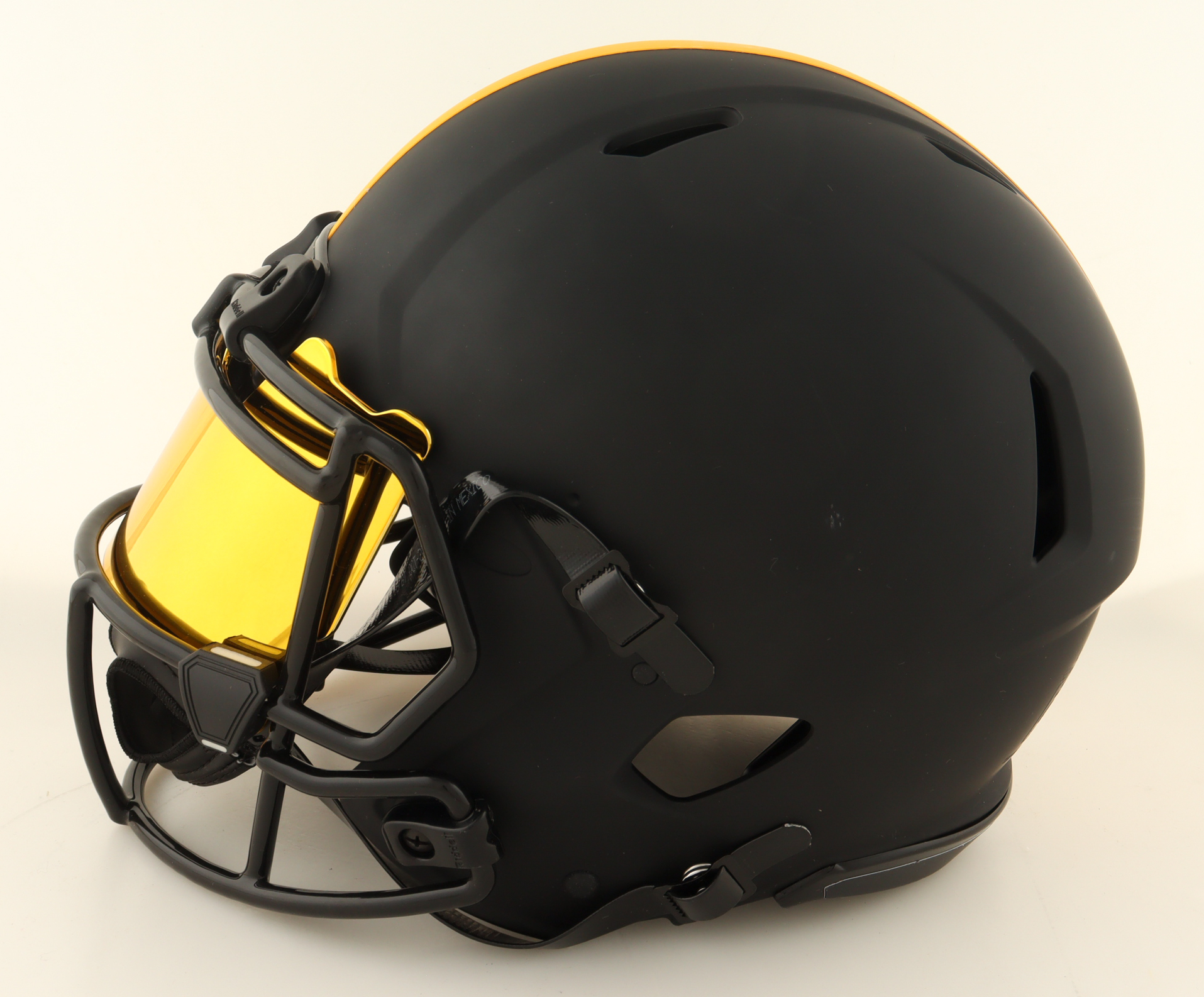 Franco Harris Signed Steelers Full-Size Authentic On-Field Eclipse Alternate Speed Helmet With Visor Inscribed "HOF 90" & "SB IX MVP" (Beckett) at PristineAuction.com Franco Harris Signed Steelers Full-Size Authentic On-Field Eclipse Alternate Speed Helmet With Visor Inscribed "HOF 90" & "SB IX MVP" (Beckett) at PristineAuction.com