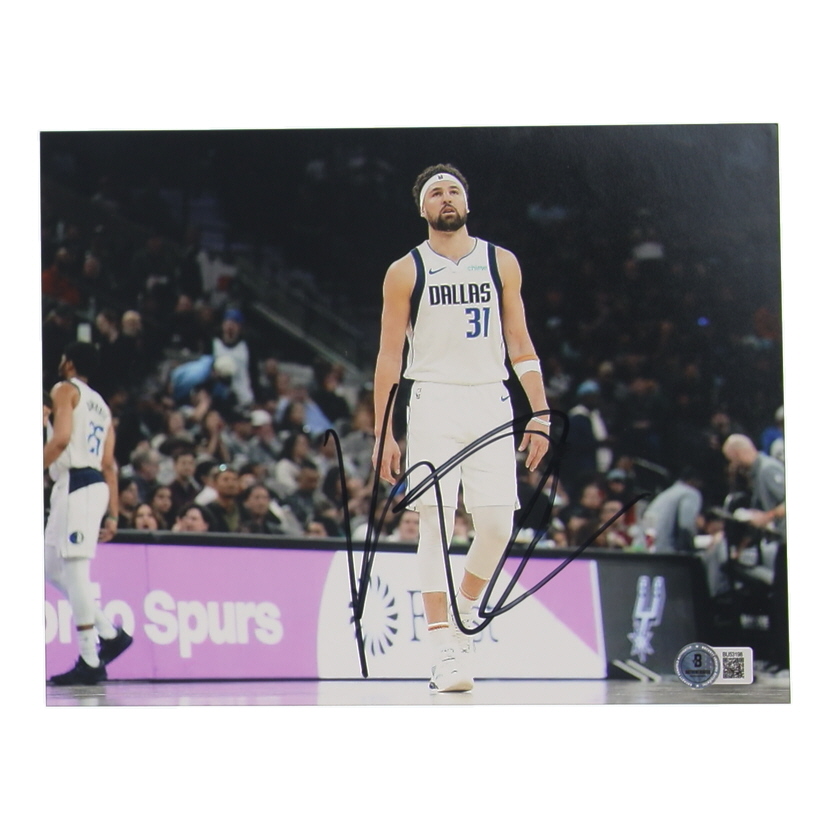 Klay Thompson Signed Mavericks 8x10 Photo (Beckett) at PristineAuction.com Klay Thompson Signed Mavericks 8x10 Photo (Beckett) at PristineAuction.com