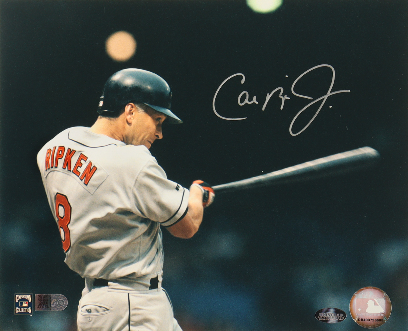 Cal Ripken Jr. Signed Orioles 8x10 Photo (AIV & Ironclad) at PristineAuction.com Cal Ripken Jr. Signed Orioles 8x10 Photo (AIV & Ironclad) at PristineAuction.com