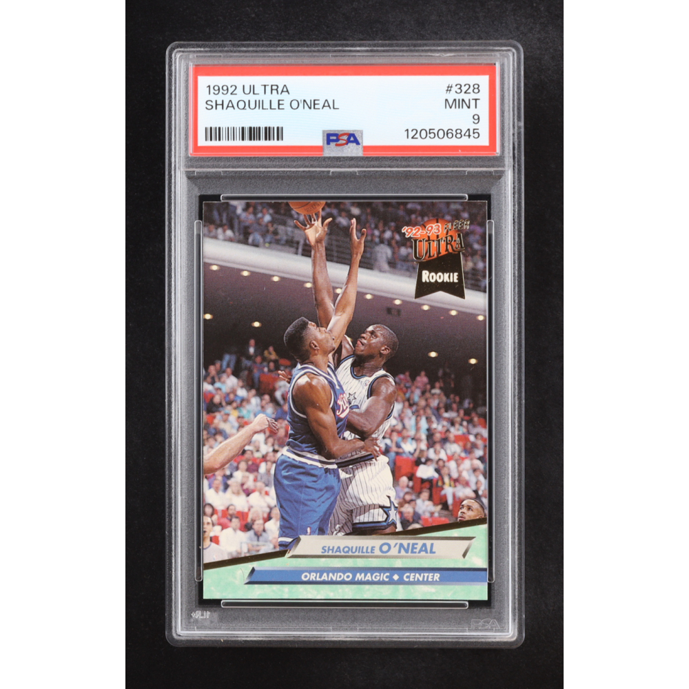 Shaquille O'Neal 1992-93 Fleer Ultra #328 RC (PSA 9) at PristineAuction.com