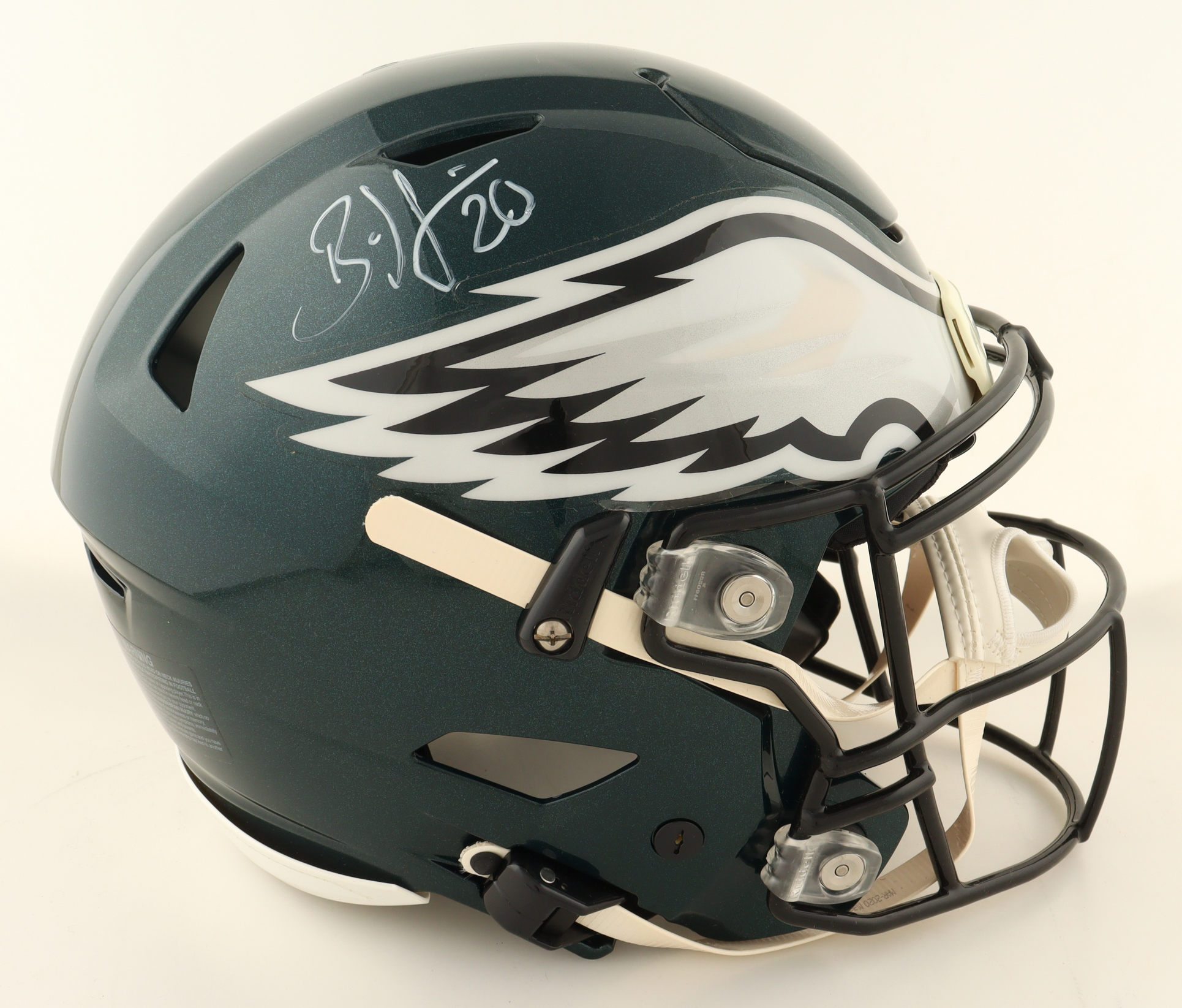 Brian Dawkins Signed Eagles Full-Size Authentic On-Field Speed Flex Helmet (JSA) at PristineAuction.com Brian Dawkins Signed Eagles Full-Size Authentic On-Field Speed Flex Helmet (JSA) at PristineAuction.com