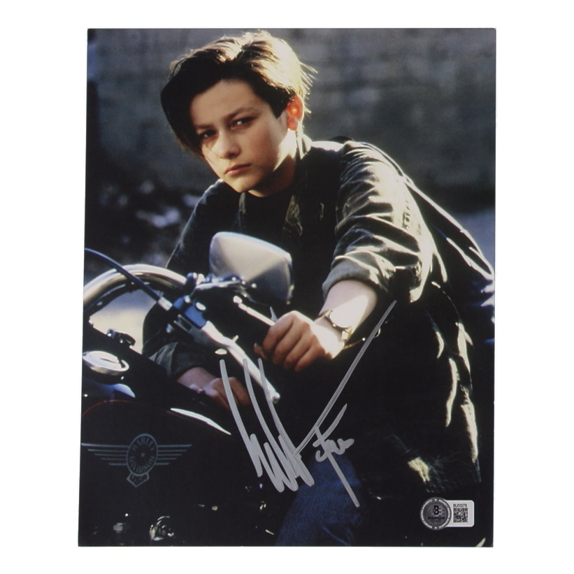 Edward Furlong Signed "Terminator 2: Judement Day" 8x10 Photo (Beckett) at PristineAuction.com Edward Furlong Signed "Terminator 2: Judement Day" 8x10 Photo (Beckett) at PristineAuction.com