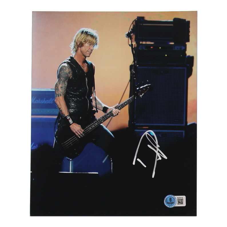 Duff McKagan Signed 8x10 Photo (Beckett) at PristineAuction.com Duff McKagan Signed 8x10 Photo (Beckett) at PristineAuction.com