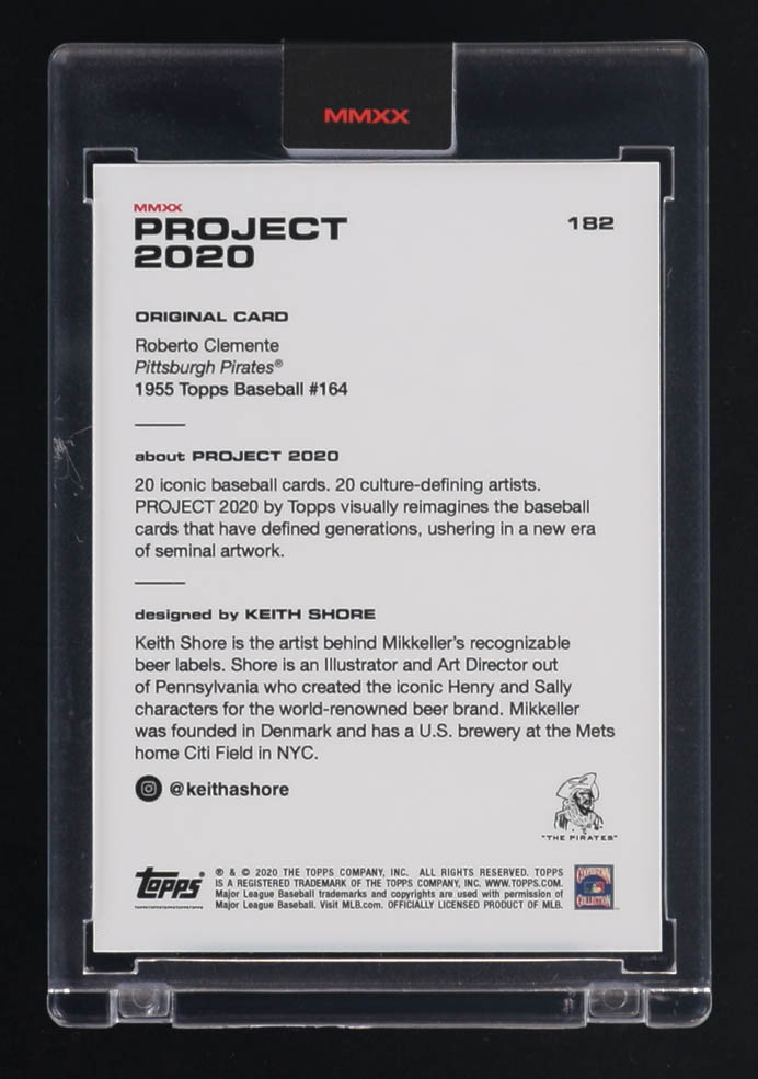 Roberto Clemente 2020 Topps Project 2020 #182 Keith Shore at PristineAuction.com Roberto Clemente 2020 Topps Project 2020 #182 Keith Shore at PristineAuction.com