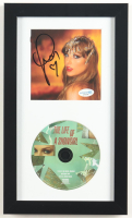 Taylor Swift Signed "The Life of a Showgirl" Custom Framed CD Insert Display (ACOA) at PristineAuction.com