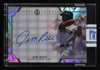 Jim Rice 2015 Topps Tribute Framed Autographs #TAJR #4/189 at PristineAuction.com