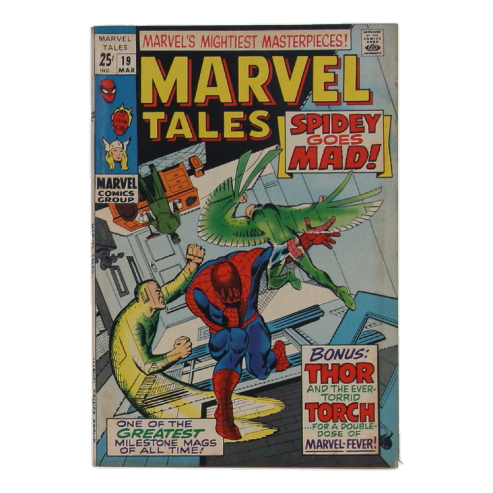 1969 "Marvel Tales" Issue #19 Marvel Comic Book at PristineAuction.com 1969 "Marvel Tales" Issue #19 Marvel Comic Book at PristineAuction.com