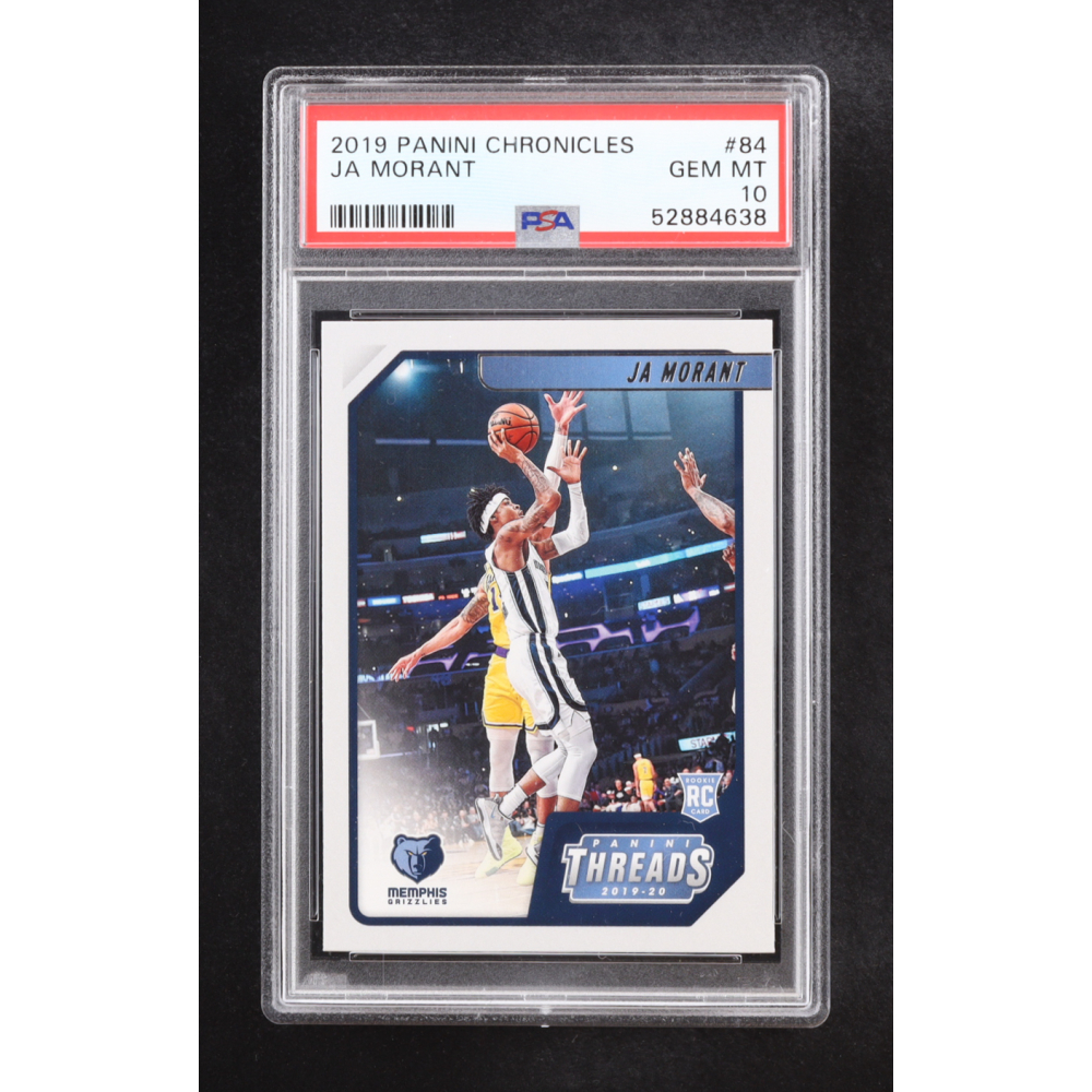 Ja Morant 2019 Panini Chronicles #84 RC (PSA 10) at PristineAuction.com