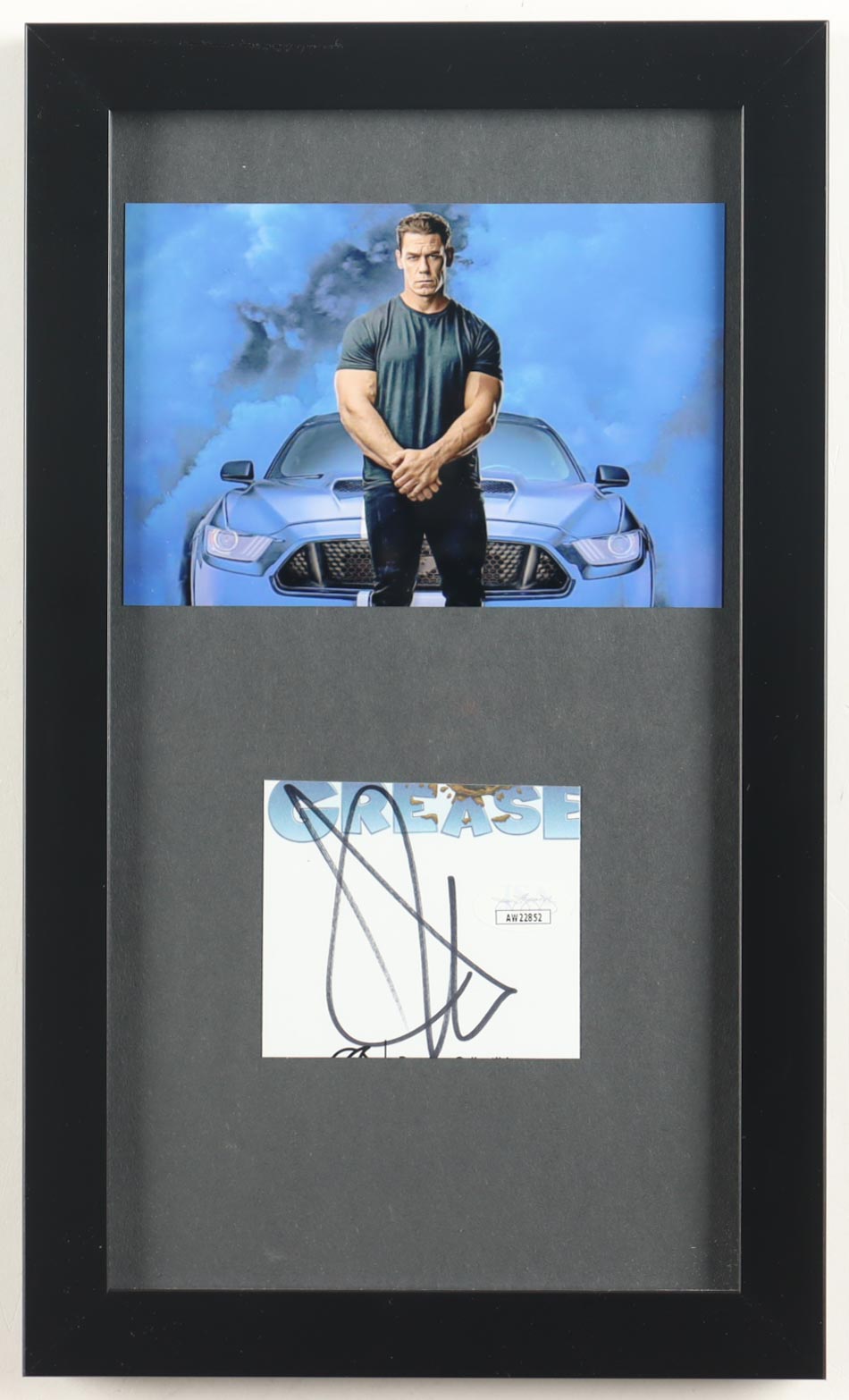 John Cena Signed Custom Framed Cut Display (JSA) at PristineAuction.com John Cena Signed Custom Framed Cut Display (JSA) at PristineAuction.com