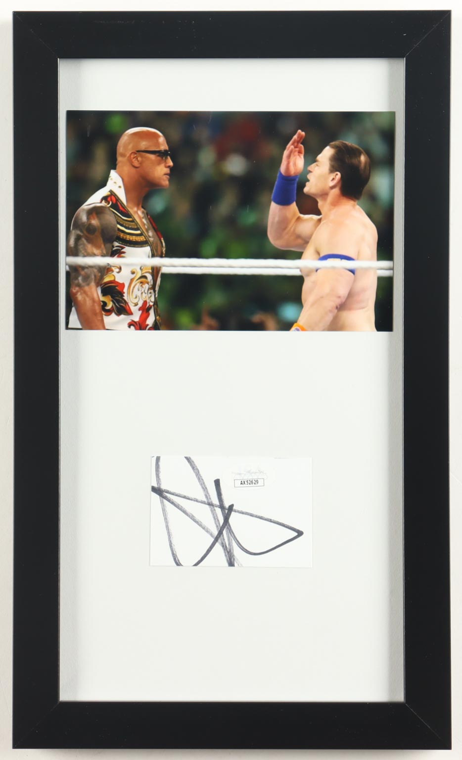 John Cena Signed Custom Framed Cut Display (JSA) at PristineAuction.com John Cena Signed Custom Framed Cut Display (JSA) at PristineAuction.com