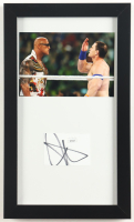 John Cena Signed Custom Framed Cut Display (JSA) at PristineAuction.com