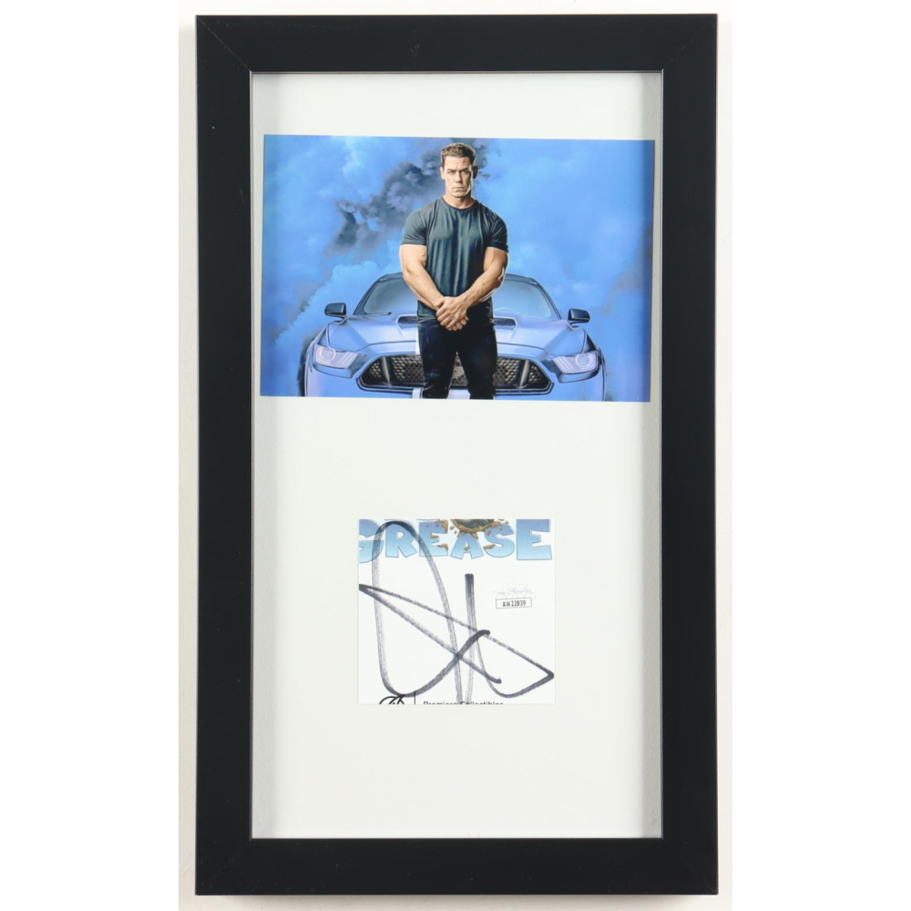 John Cena Signed Custom Framed Cut Display (JSA) at PristineAuction.com