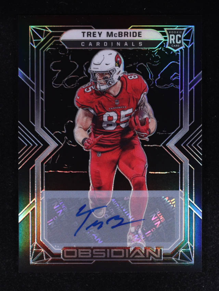 Trey McBride 2022 Panini Obsidian Rookie Autographs #126 RC #131/199