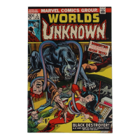 1974 "Worlds Unkown" Issue #5 Marvel Comic Book at PristineAuction.com
