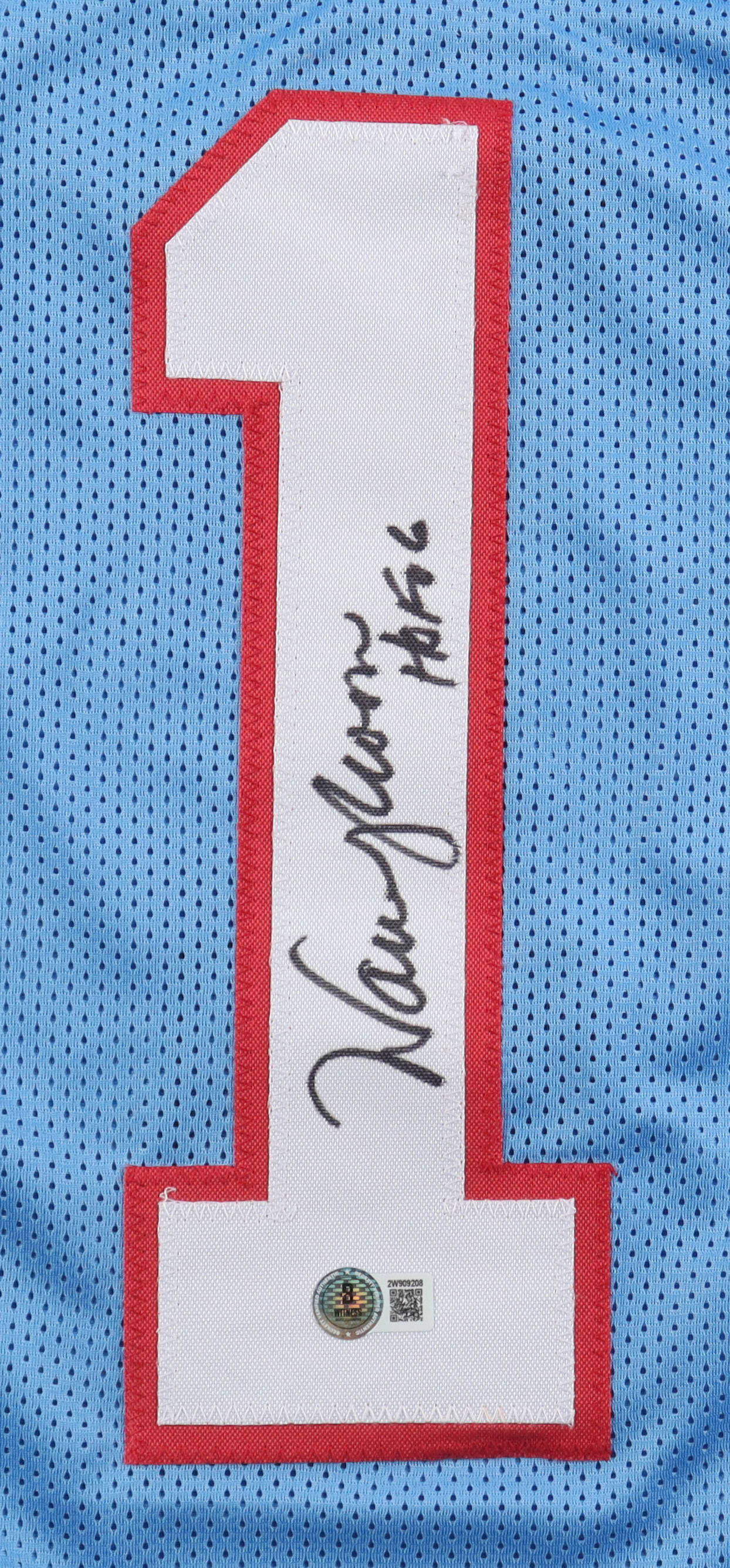 Warren Moon Signed Jersey Inscribed "HOF 06" (Beckett) at PristineAuction.com Warren Moon Signed Jersey Inscribed "HOF 06" (Beckett) at PristineAuction.com