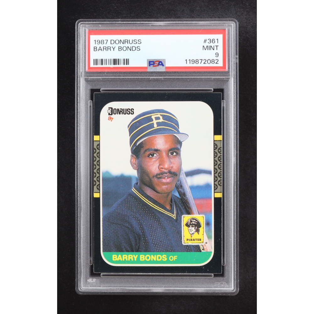 Barry Bonds 1987 Donruss #361 RC (PSA 9) at PristineAuction.com