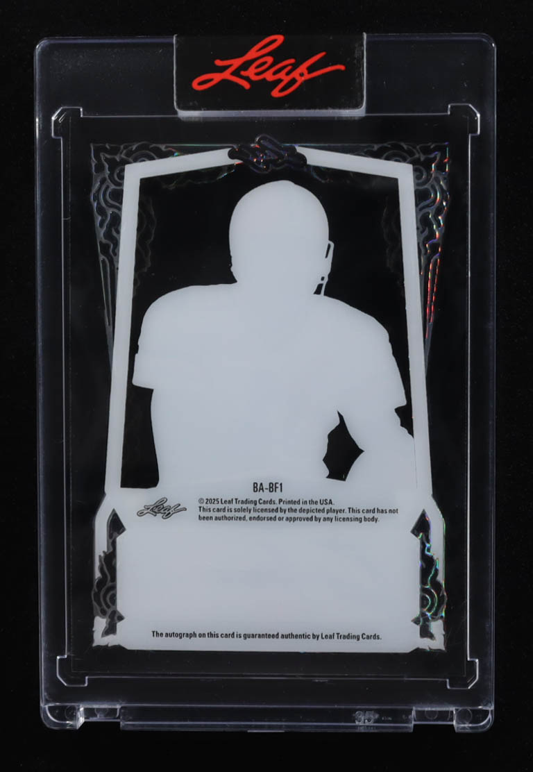 Brett Favre 2025 Leaf Metal Sports Heroes Autographs Silver Crystal #BABF1 #2/8 at PristineAuction.com Brett Favre 2025 Leaf Metal Sports Heroes Autographs Silver Crystal #BABF1 #2/8 at PristineAuction.com