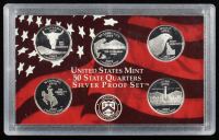 2007-S United States 50 State Quarters Mint Silver Set with (5) Coins at PristineAuction.com