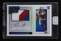 Devin Singletary 2019 Panini One Platinum #107 #11/49 RC at PristineAuction.com