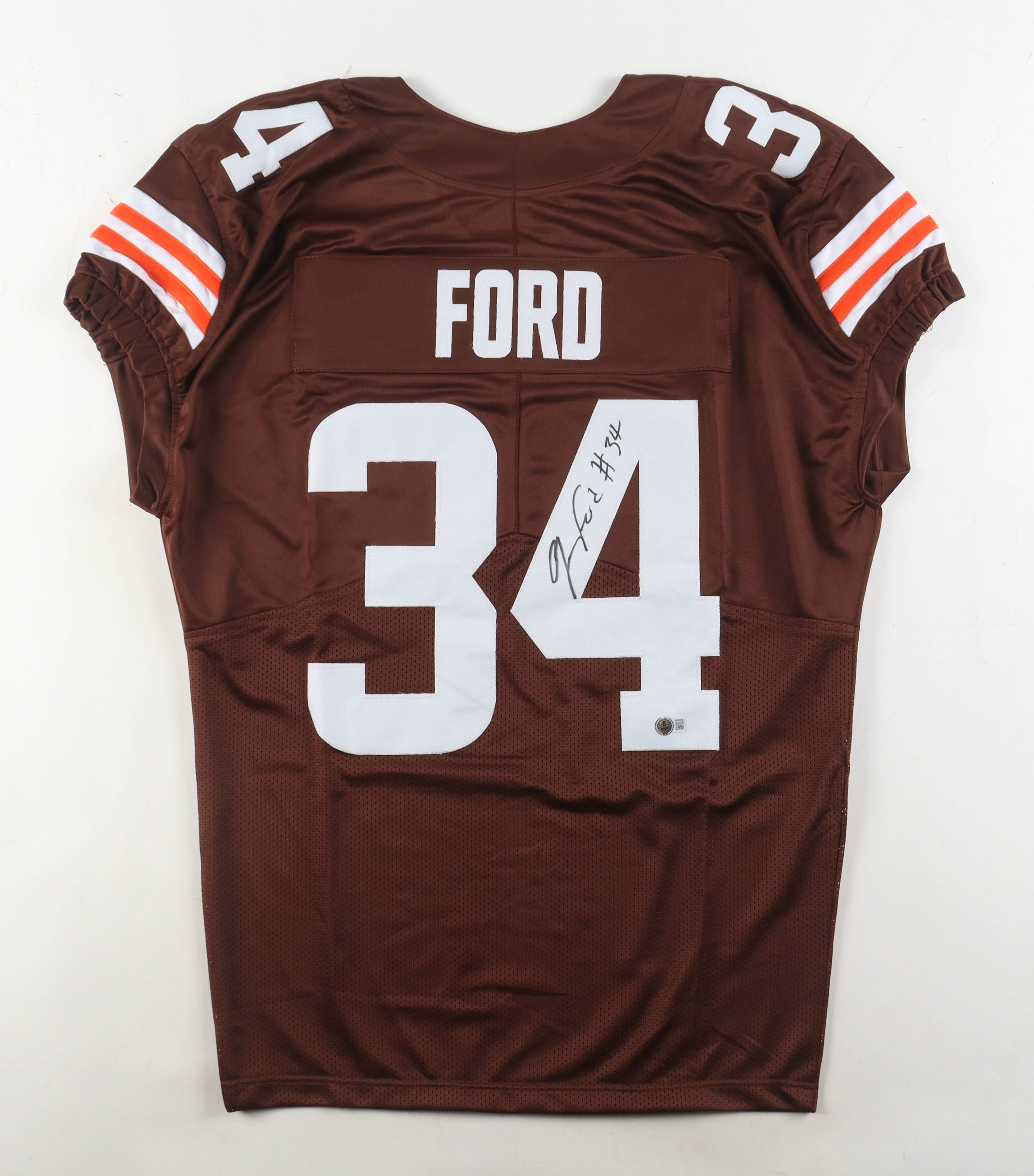 Jerome Ford Signed Jersey (Beckett) at PristineAuction.com Jerome Ford Signed Jersey (Beckett) at PristineAuction.com