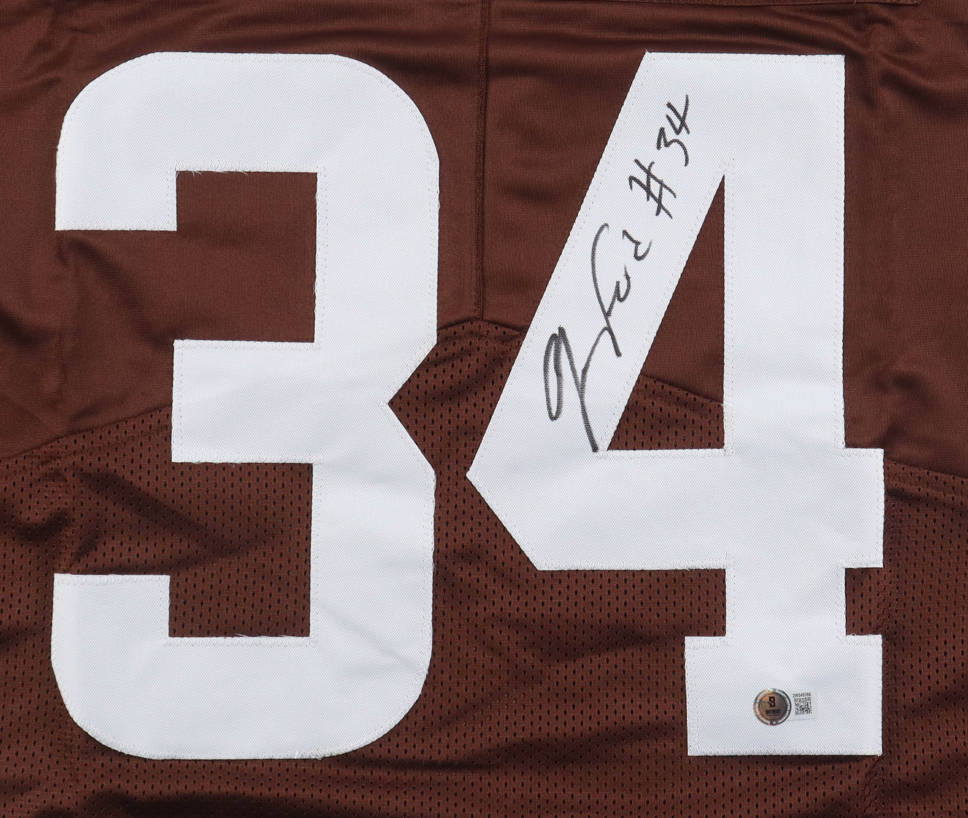 Jerome Ford Signed Jersey (Beckett) at PristineAuction.com Jerome Ford Signed Jersey (Beckett) at PristineAuction.com