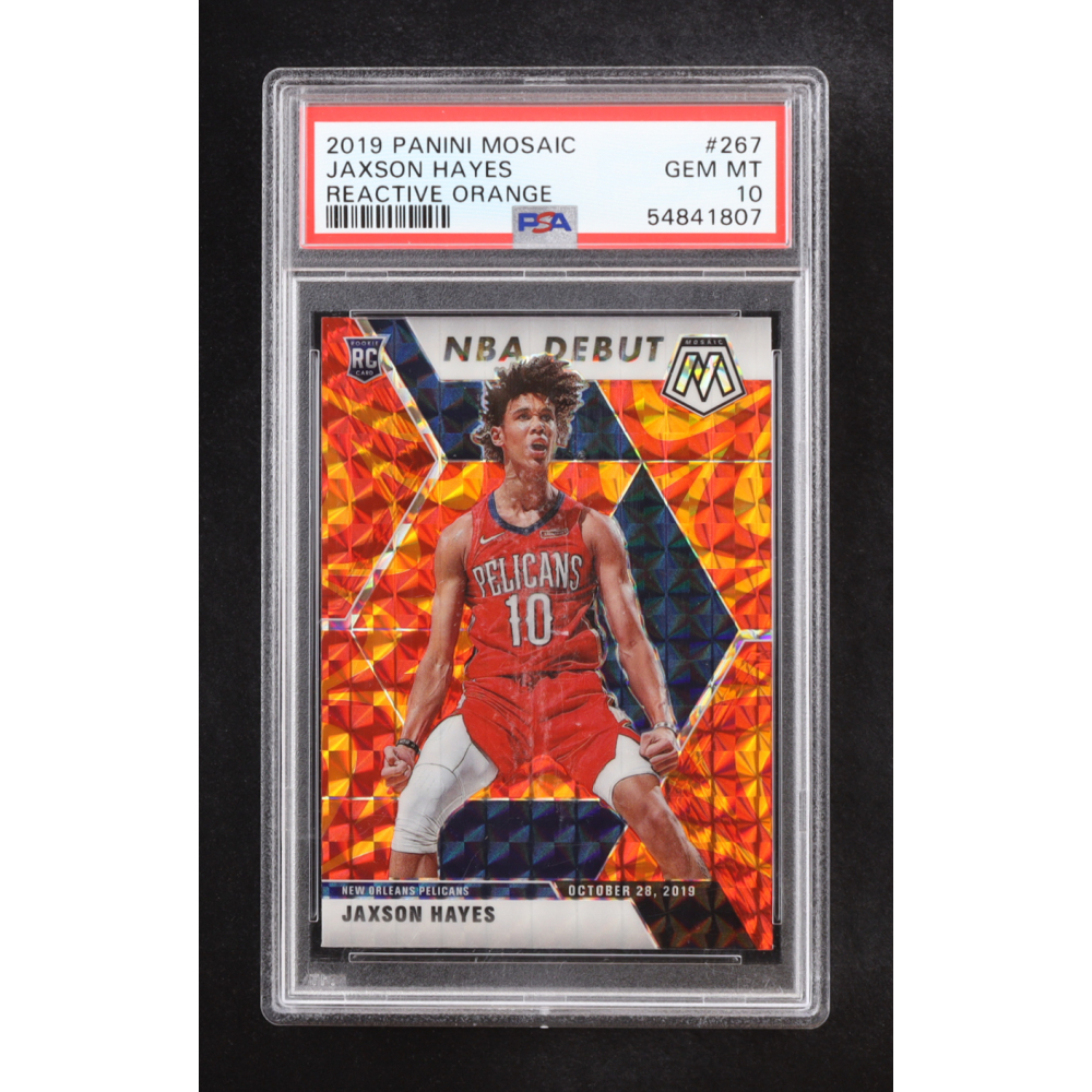 Jaxson Hayes 2019 Panini Mosaic Mosaic Orange Reactive #267 RC (PSA 10) at PristineAuction.com
