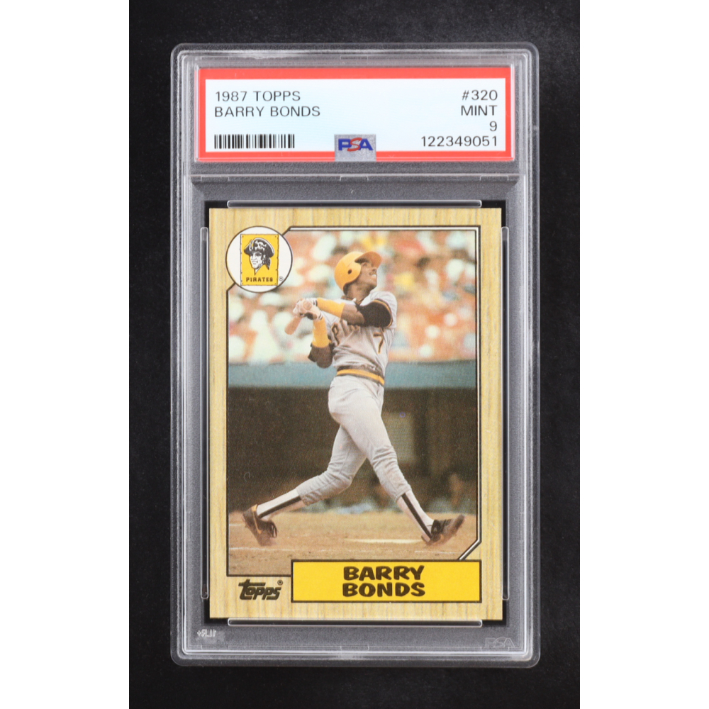 Barry Bonds 1987 Topps #320 RC (PSA 9) at PristineAuction.com